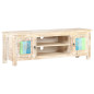 Meuble TV 120x30x40 cm Bois d'acacia brut