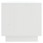 Meuble TV Blanc 90x35x35 cm Bois de pin massif