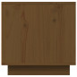 Meuble TV Marron miel 140x40x40 cm Bois de pin massif