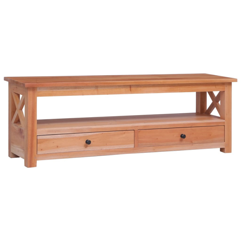 Meuble TV 120 x 30 x 40 cm Bois d'acajou massif