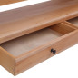 Meuble TV 120 x 30 x 40 cm Bois d'acajou massif