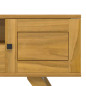 Meuble TV 110x30x50 cm Bois de teck solide