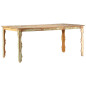 Table de salle à manger 180x90x76cm Bois de récupération solide