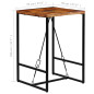 Table de bar Bois recyclé solide 70 x 70 x 106 cm