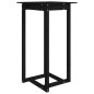 Table de bar Noir 60x60x110 cm Bois massif de pin