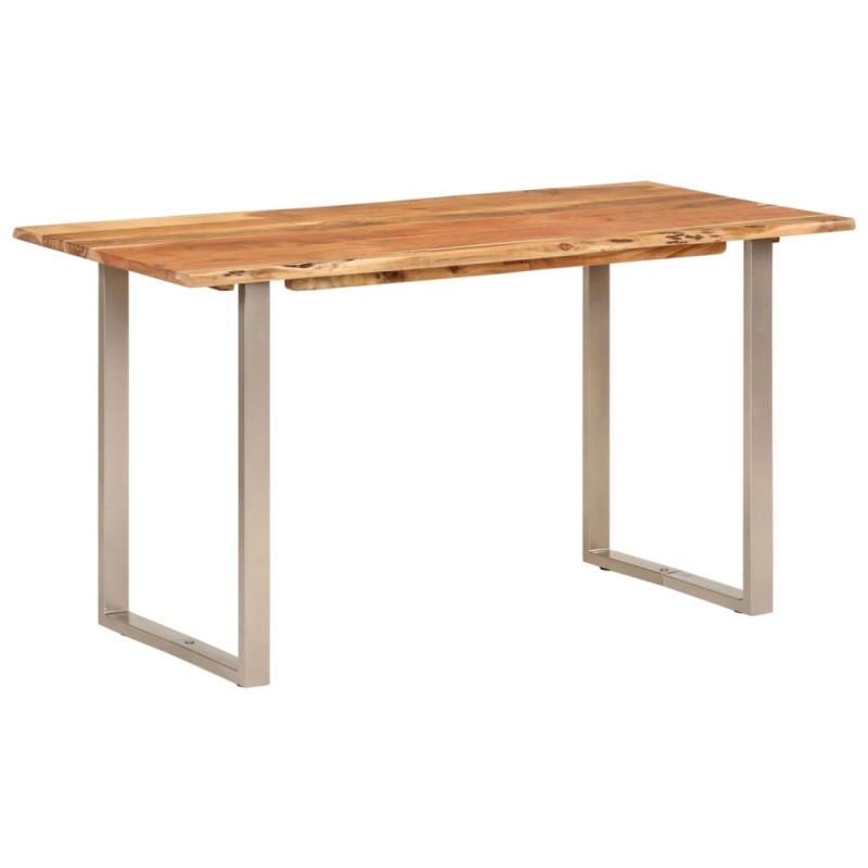 Table de salle à manger 140x70x76 cm Bois d'acacia solide