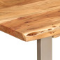 Table à dîner 110x50x76 cm Bois d'acacia solide