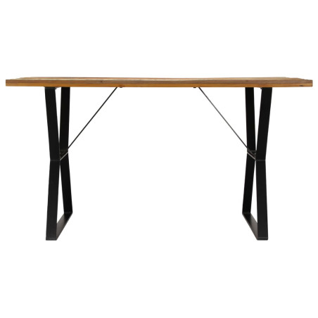 Table de salle à manger 140x80x76cm Bois de récupération massif