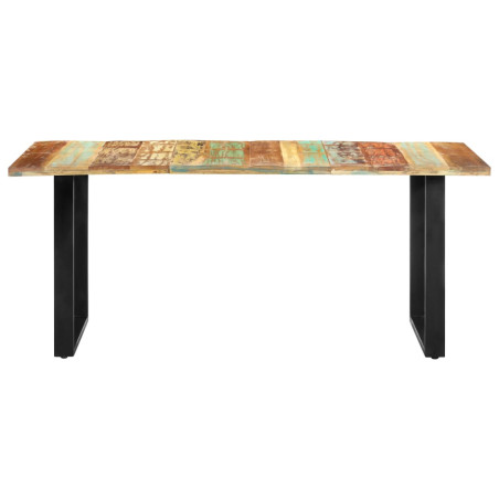 Table de salle à manger 180x90x76cm Bois de récupération solide