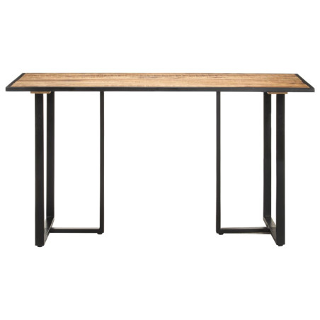 Table de salle à manger 140 cm Bois de manguier brut