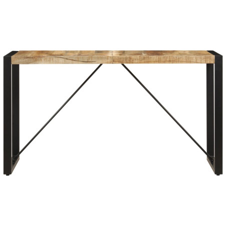 Table de salle à manger 140x70x75 cm Bois de manguier massif