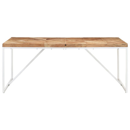 Table à dîner 180x90x76 cm Bois massif d'acacia et de manguier