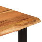 Table à dîner 110x50x76 cm Bois d'acacia solide