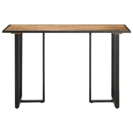 Table de salle à manger 120 cm Bois de manguier brut