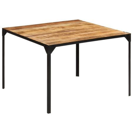 Table à manger 110x110x76 cm bois de manguier massif