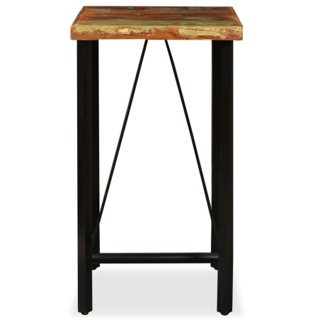 Table de bar Bois de récupération massif 60 x 60 x 107 cm