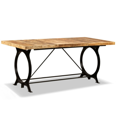 Table de salle à manger Bois de manguier brut 180 cm