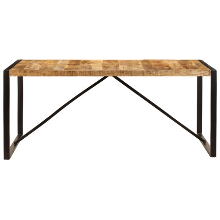 Table de salle à manger 180x90x75 cm Bois de manguier solide