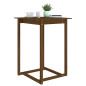 Table de bar Marron miel 80x80x110 cm Bois massif de pin