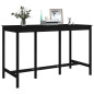 Table de bar Noir 180x80x110 cm Bois massif de pin