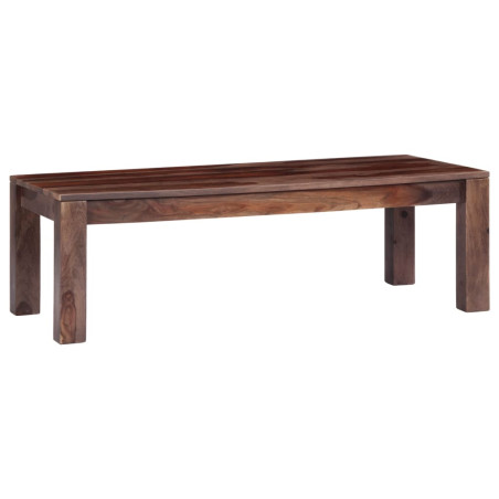 Table basse Gris 110 x 50 x 35 cm Bois de Sesham massif