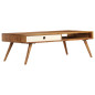 Table basse 110 x 50 x 35 cm Bois de Sesham massif