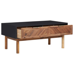 Table basse 90x50x40 cm Bois d'acacia massif et MDF