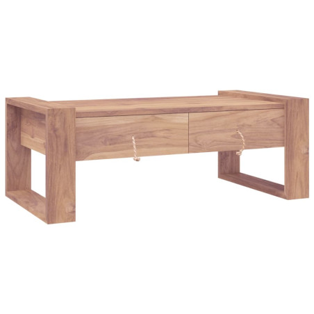 Table basse 110 x 60 x 40 cm Bois de teck massif