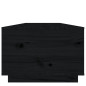 Table basse Noir 100x50x35 cm Bois massif de pin