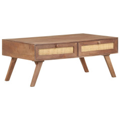 Table basse 100x60x40 cm Bois de manguier massif