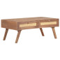 Table basse 100x60x40 cm Bois de manguier massif