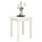 Table basse Blanc Ø 45x40 cm Bois massif de pin