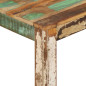 Table basse 80x80x40 cm Bois de récupération massif