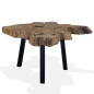 Table basse Teck authentique 80 x 70 x 38 cm