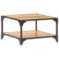 Table basse 60x60x35 cm Bois de manguier massif