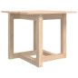 Table basse 50x50x45 cm Bois massif de pin