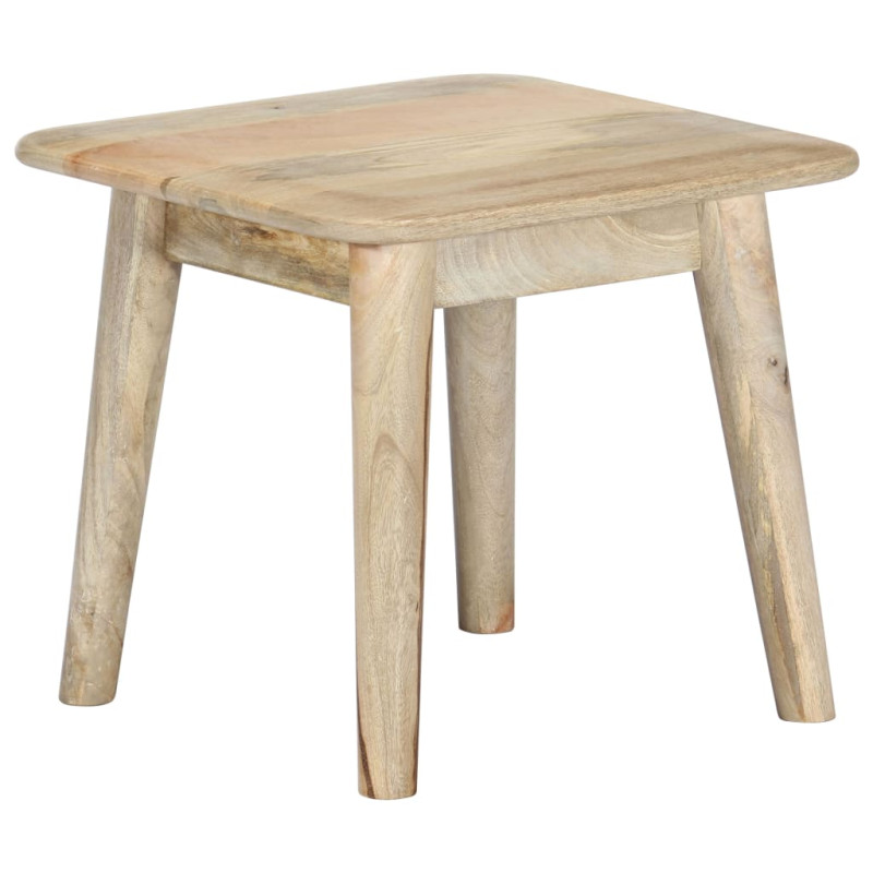 Table basse 45x45x40 cm Bois de manguier massif