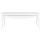 Table basse Blanc 110 x 60 x 40 cm Bois de pin massif