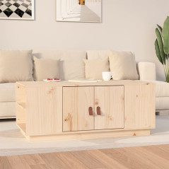 Table basse 100x50x41 cm Bois massif de pin