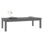 Table basse Gris 110x50x30 cm Bois massif de pin