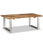 Table basse Bois de récupération massif 100 x 60 x 38 cm