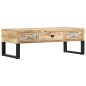 Table basse 110 x 50 x 38 cm Bois de manguier massif