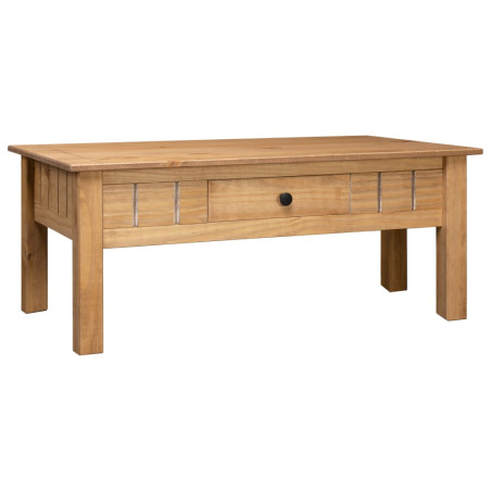 Table basse 100x60x45 cm Pin massif Assortiment Panama