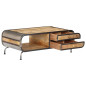 Table basse 100 x 50 x 35 cm Bois de manguier massif