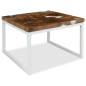 Table basse Teck Résine 60 x 60 x 40 cm