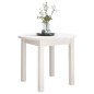 Table basse Blanc Ø 55x45 cm Bois massif de pin