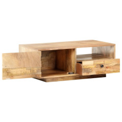 Table basse 90x50x35 cm Bois solide de manguier