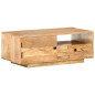 Table basse 90x50x35 cm Bois solide de manguier