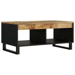 Table basse 90x50x40 cm bois de manguier massif