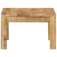 Table basse 55x55x35 cm Bois de manguier massif